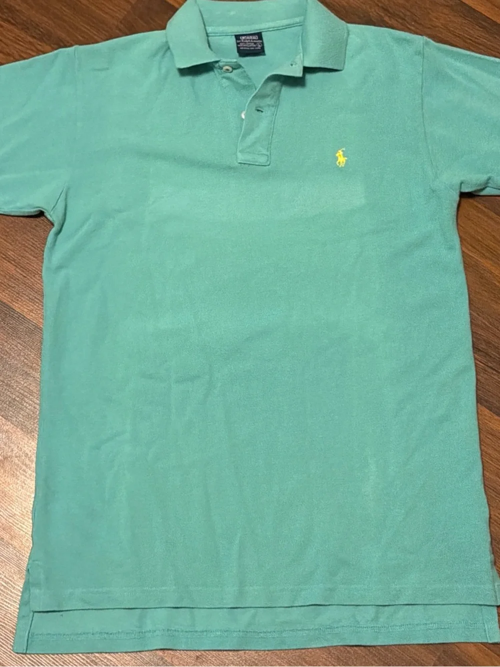 Ralph Lauren Polo in Seafoam Green with Yellow Pony